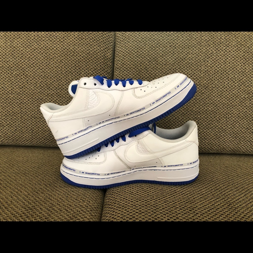 Nike Air Force 1s I am uninterrupted